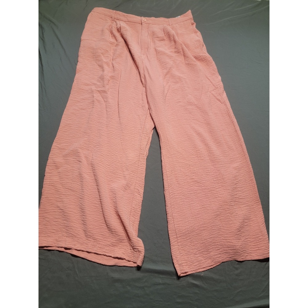 Women's Wide-Leg Coral Pants